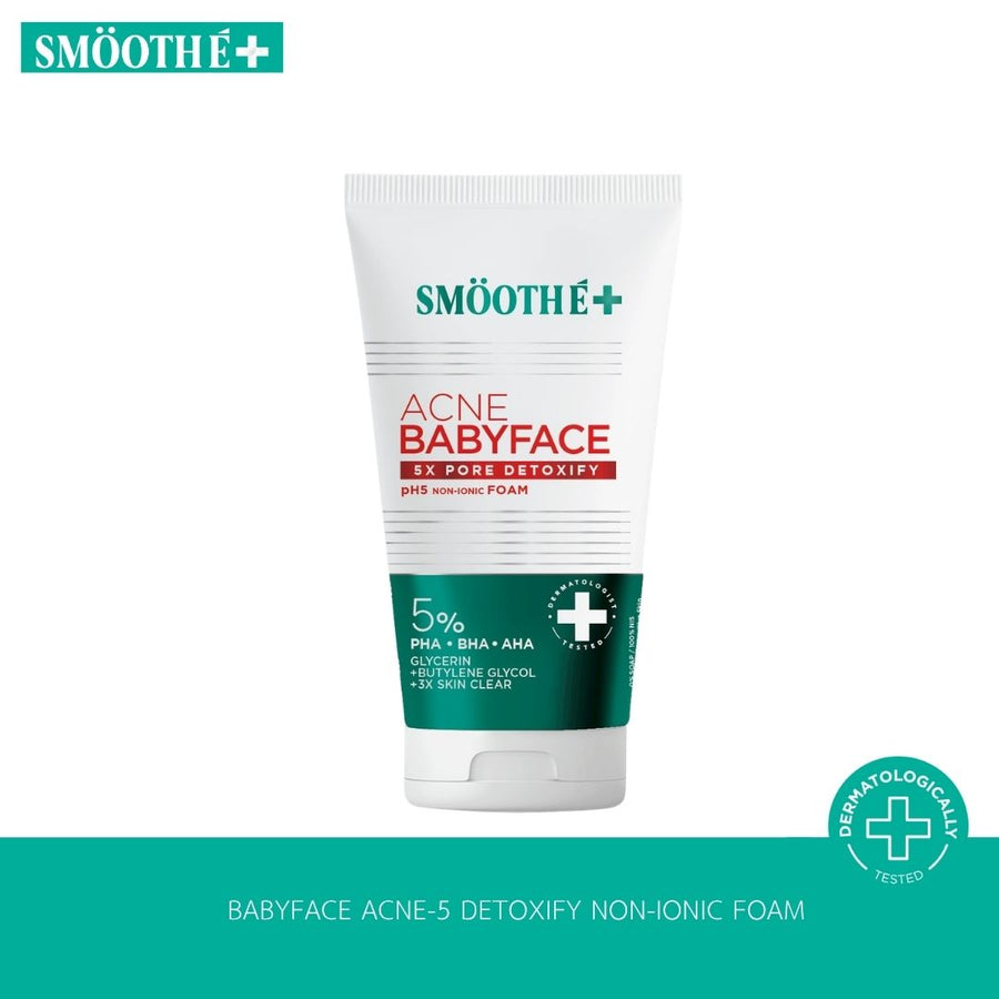 [Pre-Order] SMOOTHE BABYFACE ACNE-5 DETOXIFY NON-IONIC FOAM