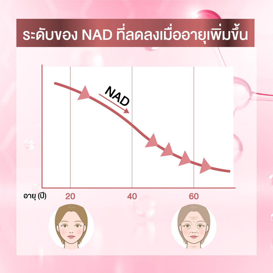 [NEW] Smooth E NAD+ Cream / Serum 30 ml. นวัตกรรมย้อนวัย REJUVENAD™