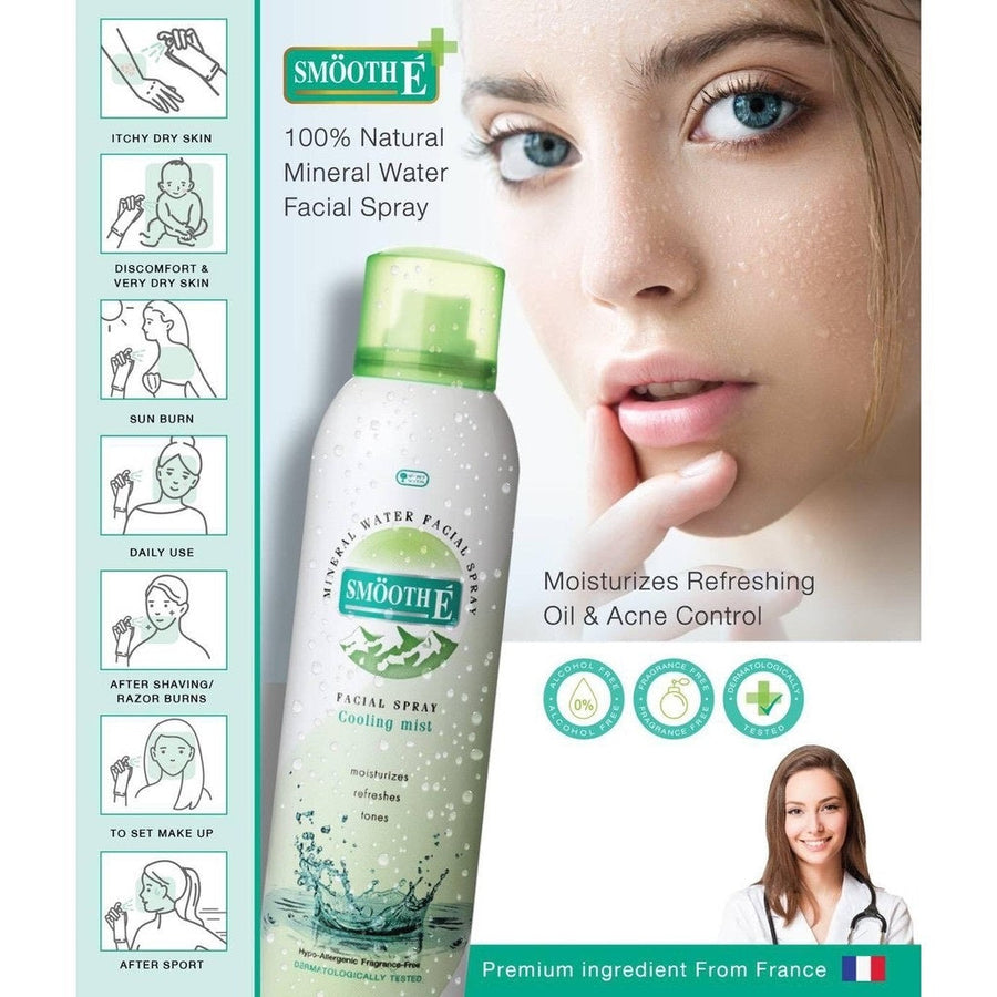 [Buy 1 Get 1] Smooth E Babyface Foam 180 ml. free Smooth E Mineral Spray 100 ml.