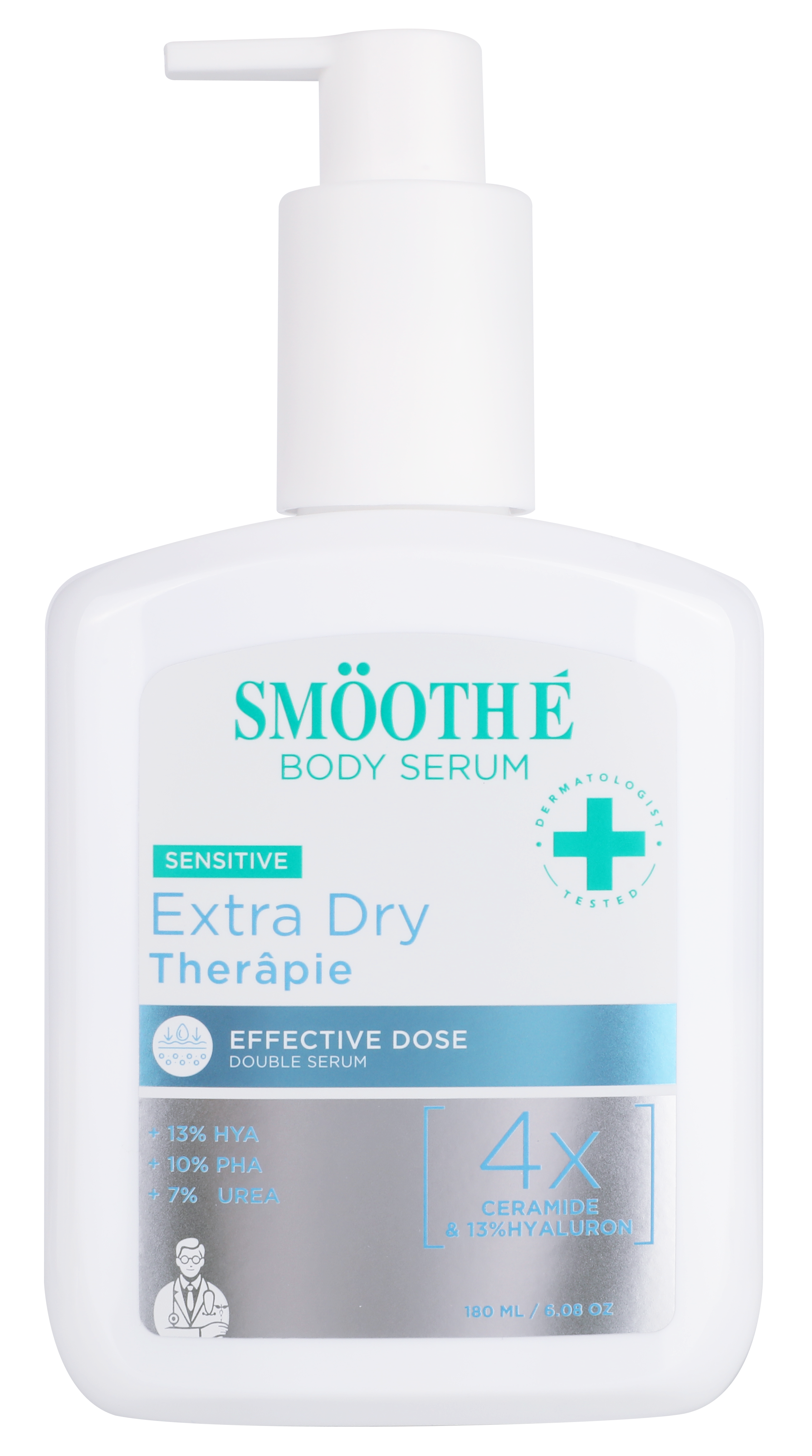 SMOOTH E EXTRA DRY THERAPIE EFFECTIVE DOSE DOUBLE SERUM 180 ml.