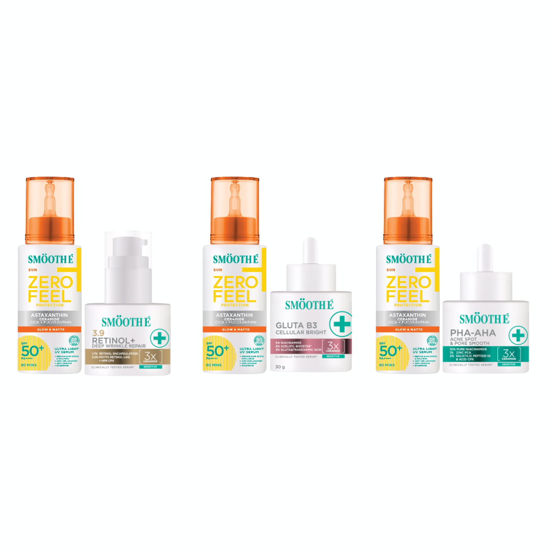 Pre-Order [Duo Deal] Smooth E Sun ZERO Feel Protection 30 g. & Smooth E Serum 13 g.